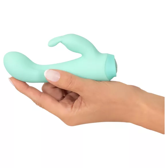 Cuties Mini 4 - rechargeable bunny clitoral vibrator with arm (green)