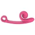 Snail Vibe Curve - 2‑in‑1 Clitoral Vibrator (Pink)