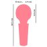 You2Toys Mini Wand - Rechargeable Pink Massager Vibrator