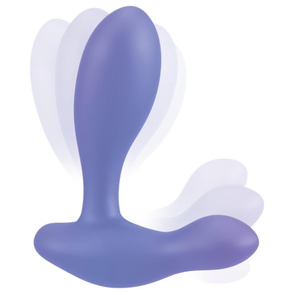 Smile - Vibrating Anal Plug (Blue)