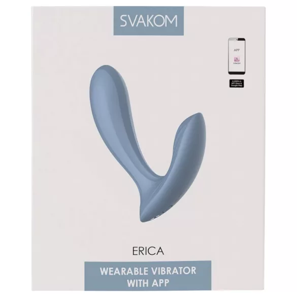 Svakom Erica - wearable app-controlled insertable vibrator (blue)