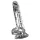 Crystal - Vibrator with suction cup (transparent)