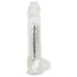 Crystal - Vibrator with suction cup (transparent)