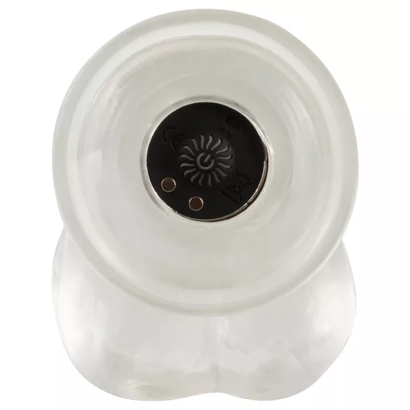 Crystal - Vibrator with suction cup (transparent)
