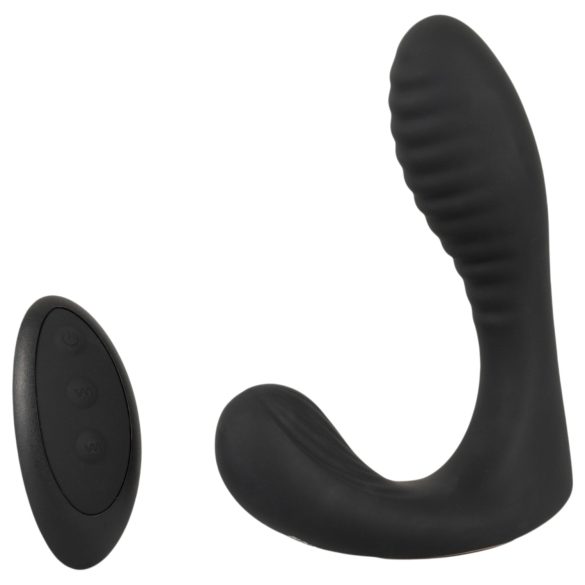 Intense - remote-controlled prostate vibrator (black)