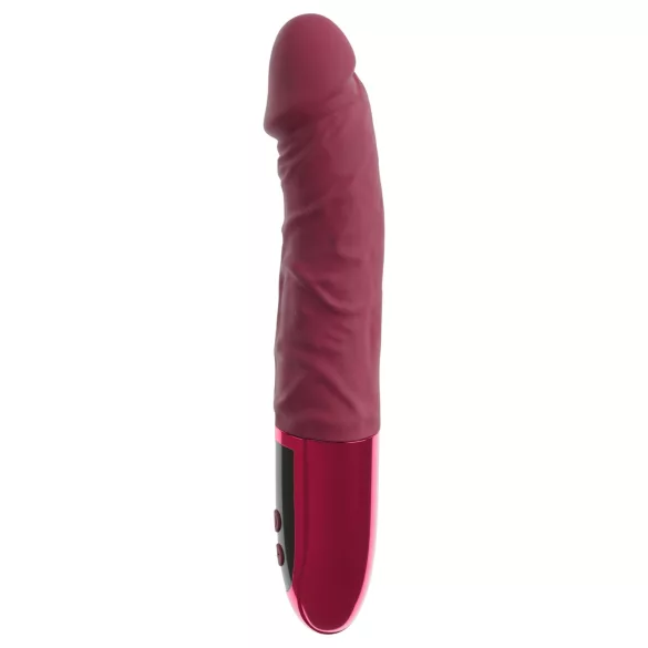 Beau Coeur Varelo - realistic, rechargeable silicone vibrator (red)