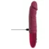 Beau Coeur Varelo - realistic, rechargeable silicone vibrator (red)