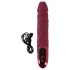 Beau Coeur Varelo - realistic, rechargeable silicone vibrator (red)