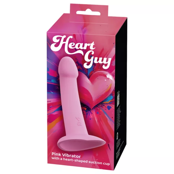 You2Toys Heart Guy - Heart-Shaped Vibrator (Pink)