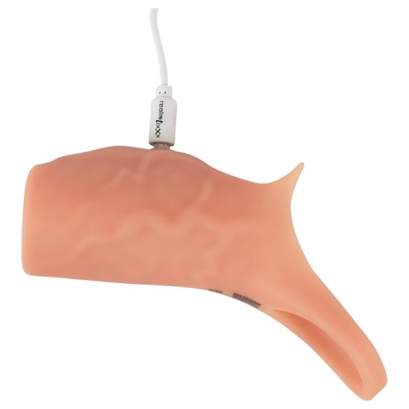 Realistixxx - Open Vibrating Sleeve (Natural)