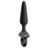 ANOS - Vibrating Anal Plug with Handle (Black)