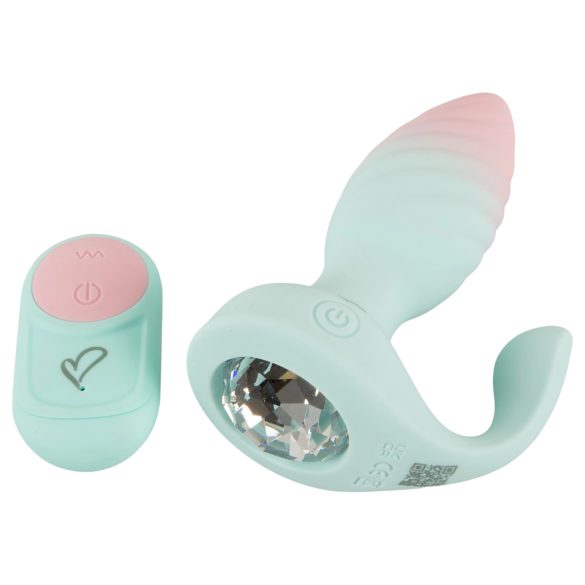 Beau Coeur Juvela - Vibrating Anal Plug (Turquoise)
