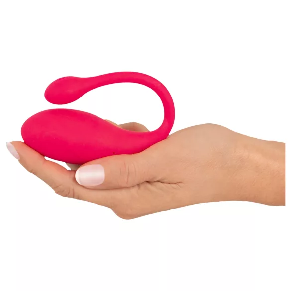 Beau Coeur Coral - wearable vibrating egg with remote control (pink)