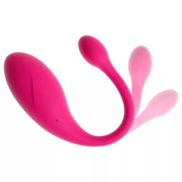 Beau Coeur Coral - wearable vibrating egg with remote control (pink)
