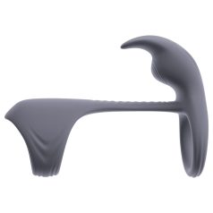 Beau Coeur Vylor - Grey Pleasure Ring with Clitoral Teaser