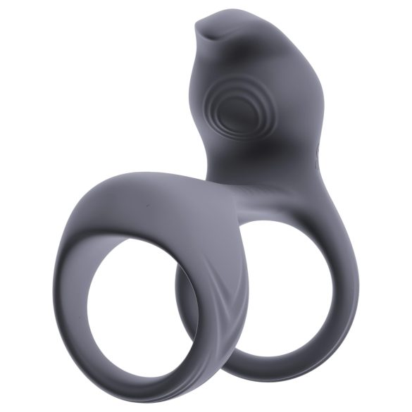 Beau Coeur Vylor - Grey Pleasure Ring with Clitoral Teaser