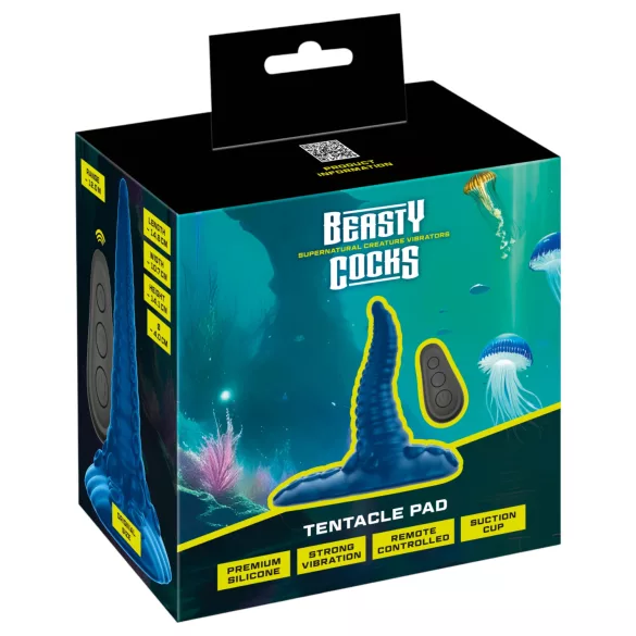 Beasty Cocks - Tentacle G-Spot Pillow Vibrator (Blue)