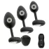 ANOS - Vibrating Anal Plug Set (Black)