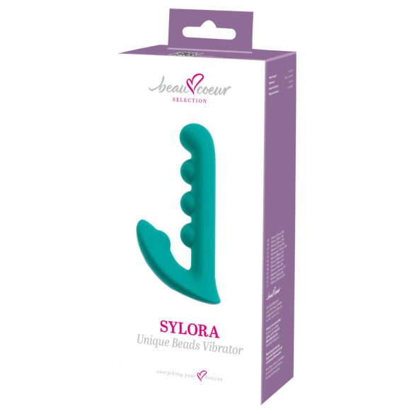 Beau Coeur Sylora - Beaded 2-in-1 Vibrator (Green)