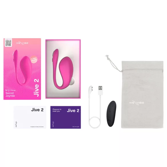 We-Vibe Jive 2 - wearable, remote‑controlled G‑spot vibrator (pink)