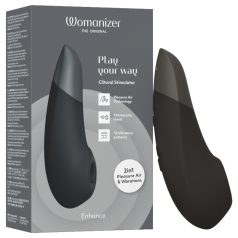 Womanizer Enhance - Air Wave Clitoral Stimulator (Black)