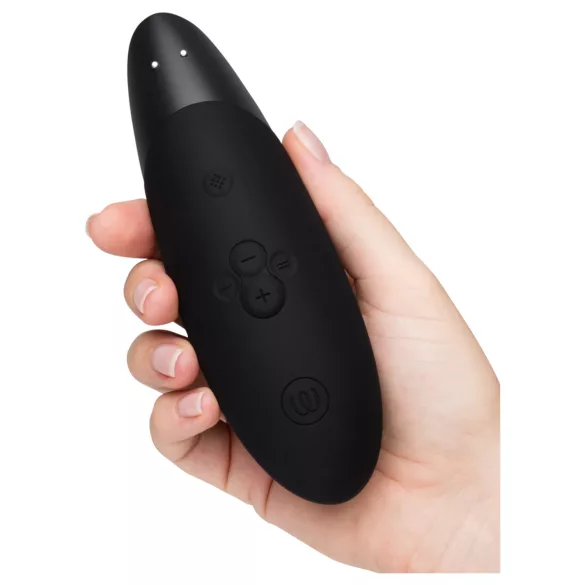 Womanizer Enhance 2-in-1 air‑pulse clitoral stimulator + vibrator (black)