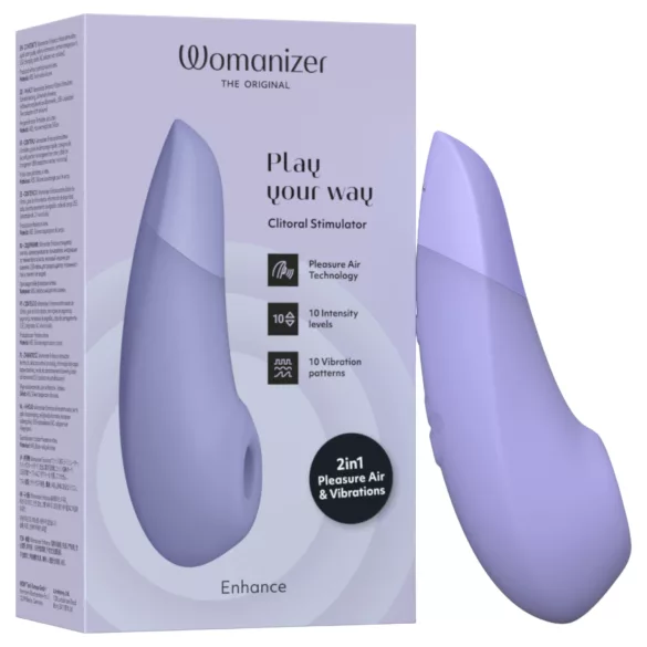 Womanizer Enhance - air‑pulse clitoral stimulator (purple)