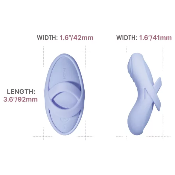 Svakom Echo 2 - Smart Finger Vibrator (Blue)