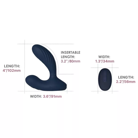 Svakom Vick Neo 2 - Smart Anal Vibrator (Blue)