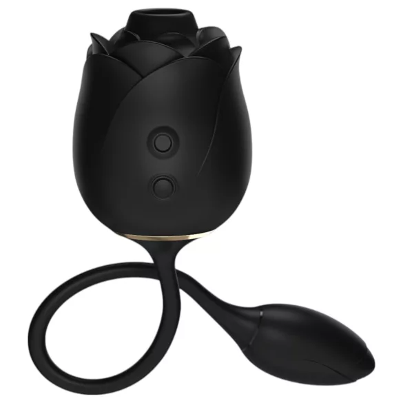 Fifty Shades of Grey Dark Blushing Rose - clitoral suction stimulator and love egg vibrator
