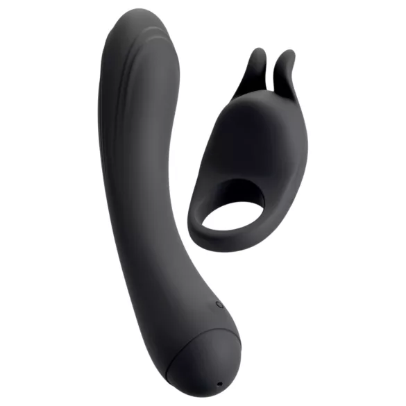 Couple Choice - Grey Penis Ring & G-Spot Vibrator