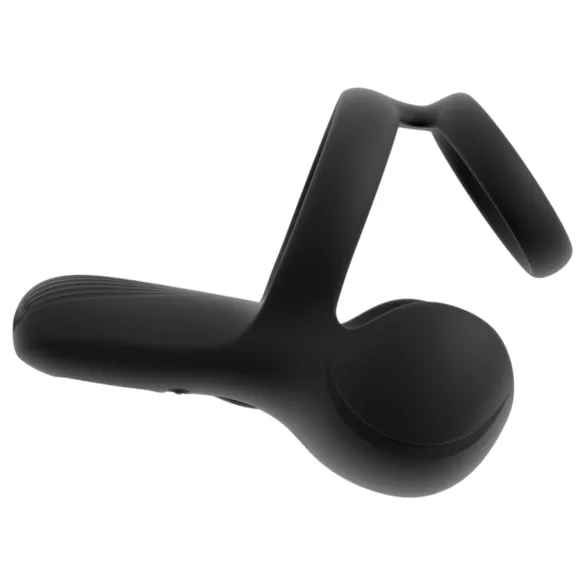 Rebel - vibrating testicle and perineum stimulator penis ring (black)