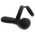 Rebel - vibrating testicle and perineum stimulator penis ring (black)