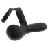 Rebel - vibrating testicle and perineum stimulator penis ring (black)