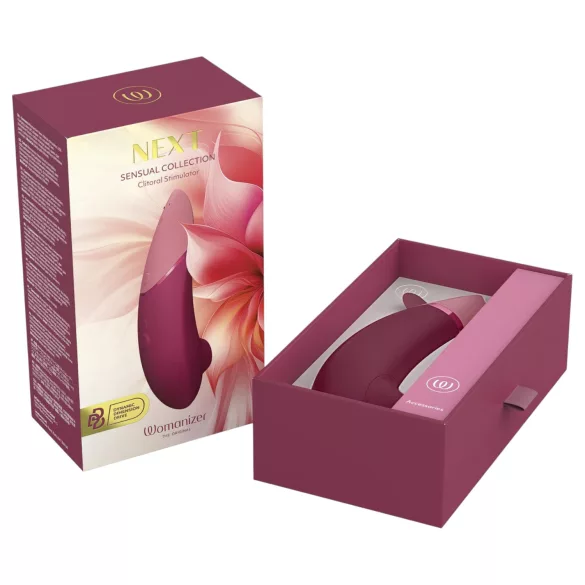 Womanizer Next - Rechargeable Air Wave Clitoral Stimulator (Bordeaux)