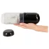 WYNE 12 - suction, rotating and vibrating rechargeable masturbator (black)