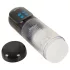 WYNE 12 - suction, rotating and vibrating rechargeable masturbator (black)