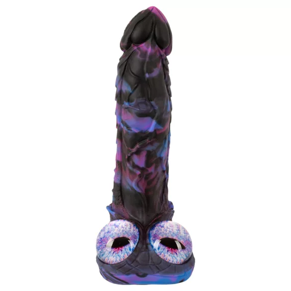 Beasty Cocks Firefly Fantasies - warming thrusting fantasy vibrator (blue) - 23 cm