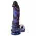Beasty Cocks Firefly Fantasies - warming thrusting fantasy vibrator (blue) - 23 cm