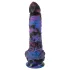 Beasty Cocks Firefly Fantasies - warming thrusting fantasy vibrator (blue) - 23 cm