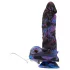 Beasty Cocks Firefly Fantasies - warming thrusting fantasy vibrator (blue) - 23 cm