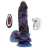 Beasty Cocks Firefly Fantasies - warming thrusting fantasy vibrator (blue) - 23 cm