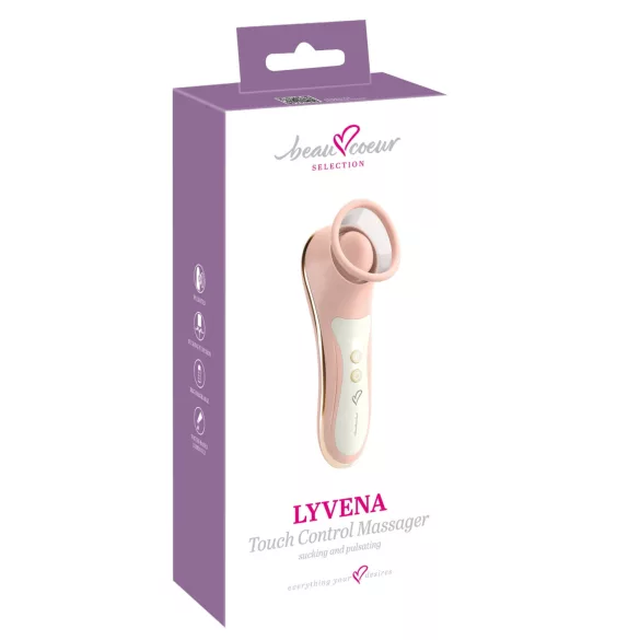 Beau Coeur Lyvena - sucking and pulsing clitoral stimulator (pink)