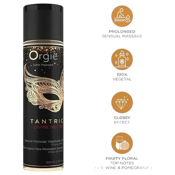 Orgie Tantric Nectar - Sensual Massage Oil (200ml)
