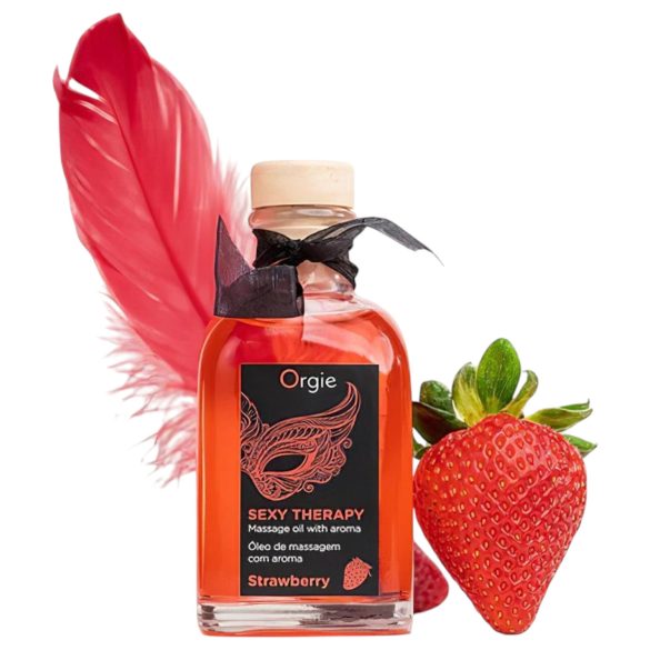 Orgie Sexy Therapy - Strawberry Massage Oil Set