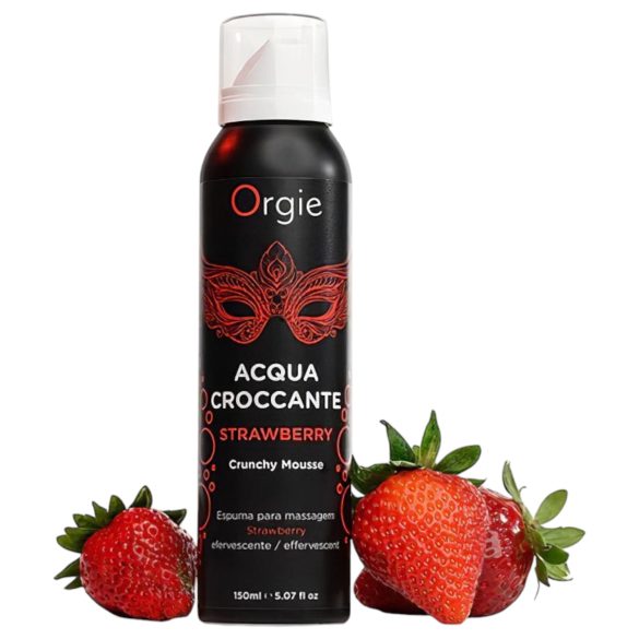 Orgie Acqua Croccante - Strawberry Massage Foam (150ml)