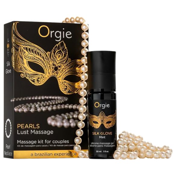 Orgie Pearls Lust - Necklace & Massage Gel (30ml)