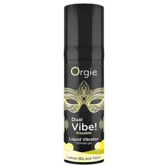 Orgie Dual Vibe - unisex liquid vibrator - Gin & Tonic (15 ml)