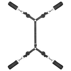 Obaie - under-mattress bondage set (black)