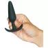 Amaysin - silicone anal plug set (black and green) - set of 3
